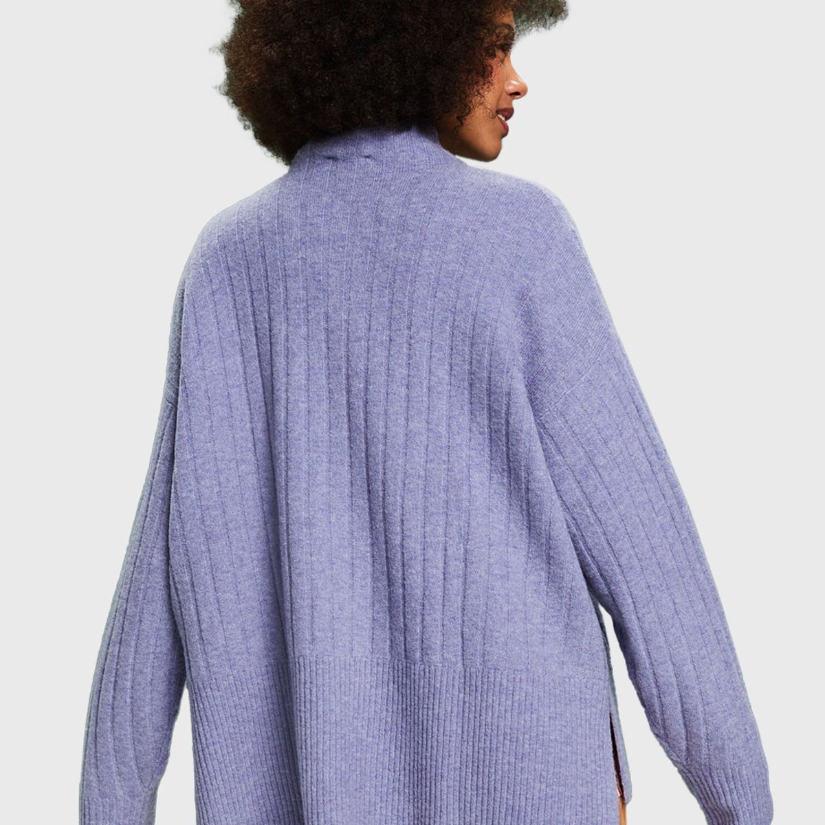 ESPRIT - Sweater De Punto Plano Acanalado Mujer Esprit ESPRIT