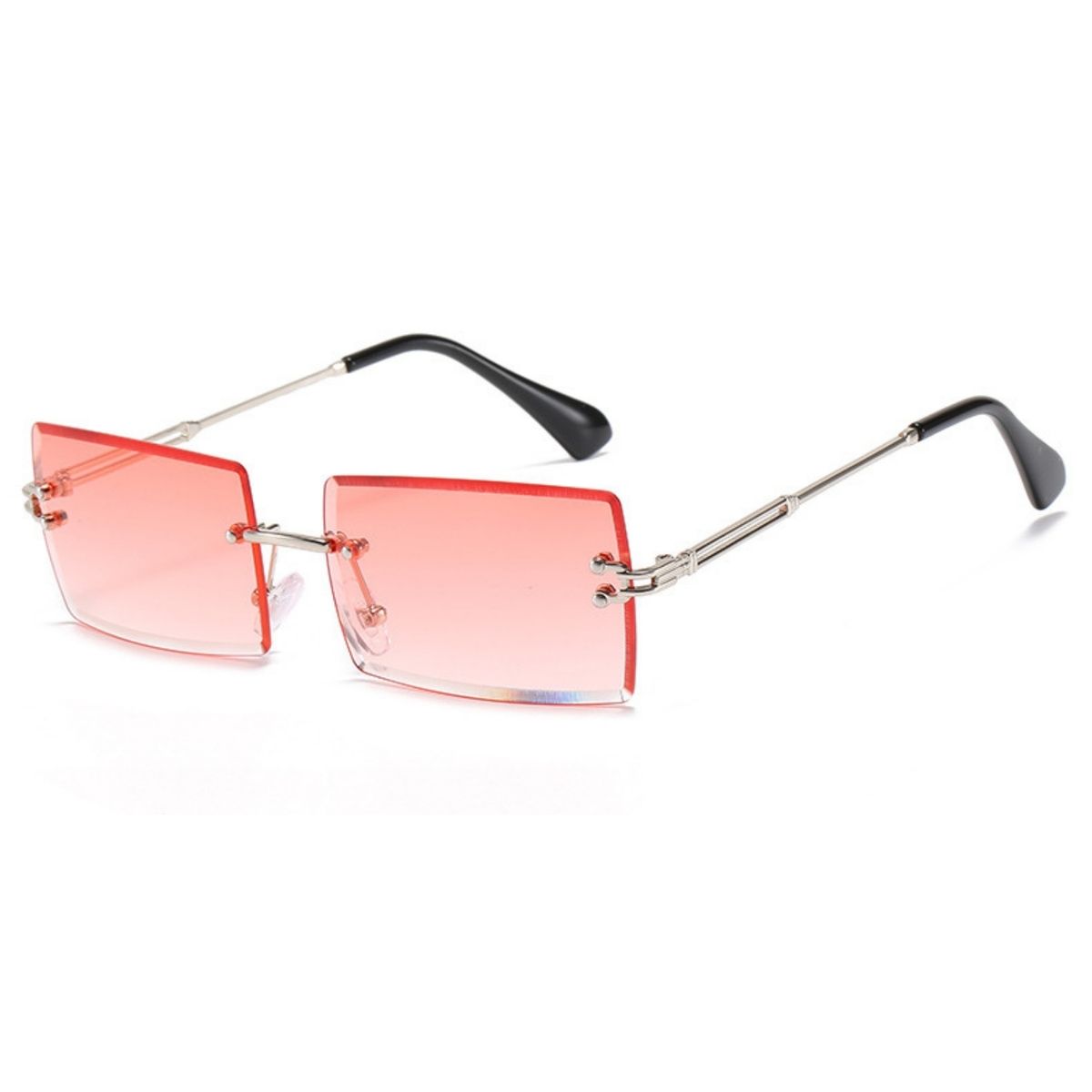 GENERICO - Lentes De Sol Rectangulares Biseladas Colores Varios