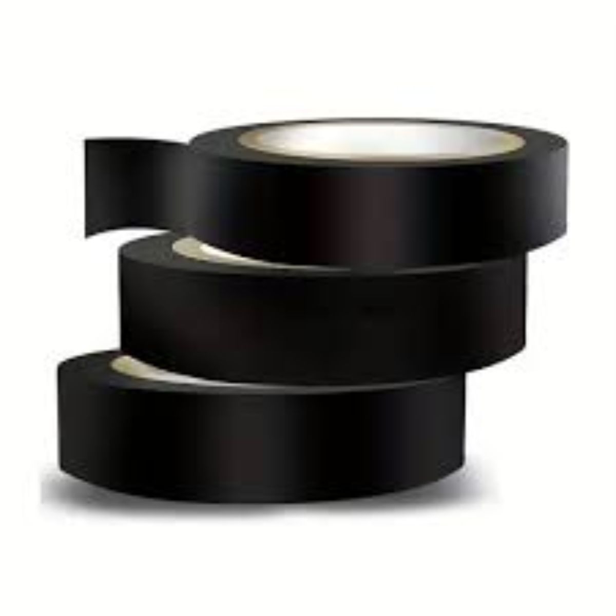 OEM - Pack 6 Cinta Aislante Negra PVC Aisladora 5 metros x 18cm