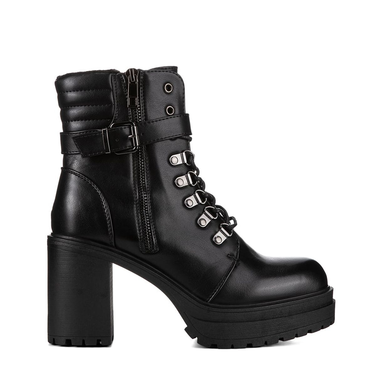 WEIDE - Botin Negro Casual Mujer Weide CZY577