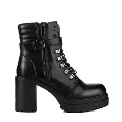 WEIDE - Botin Negro Casual Mujer CZY577