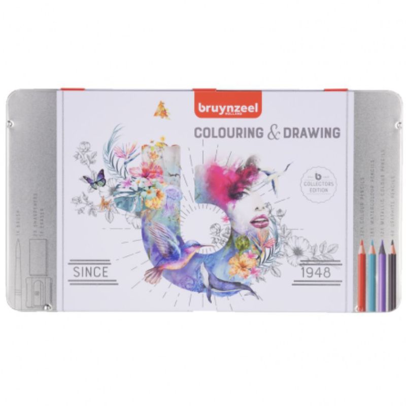 BRUYNZEEL - Lápices de Colores Bruynzeel Colouring & Drawing 70 Piezas