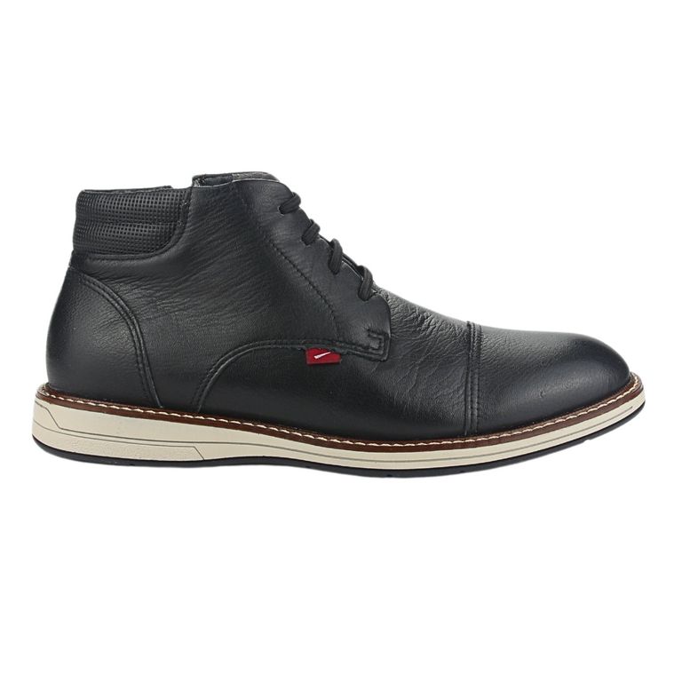 Botin Hombre Negro Casual 6153