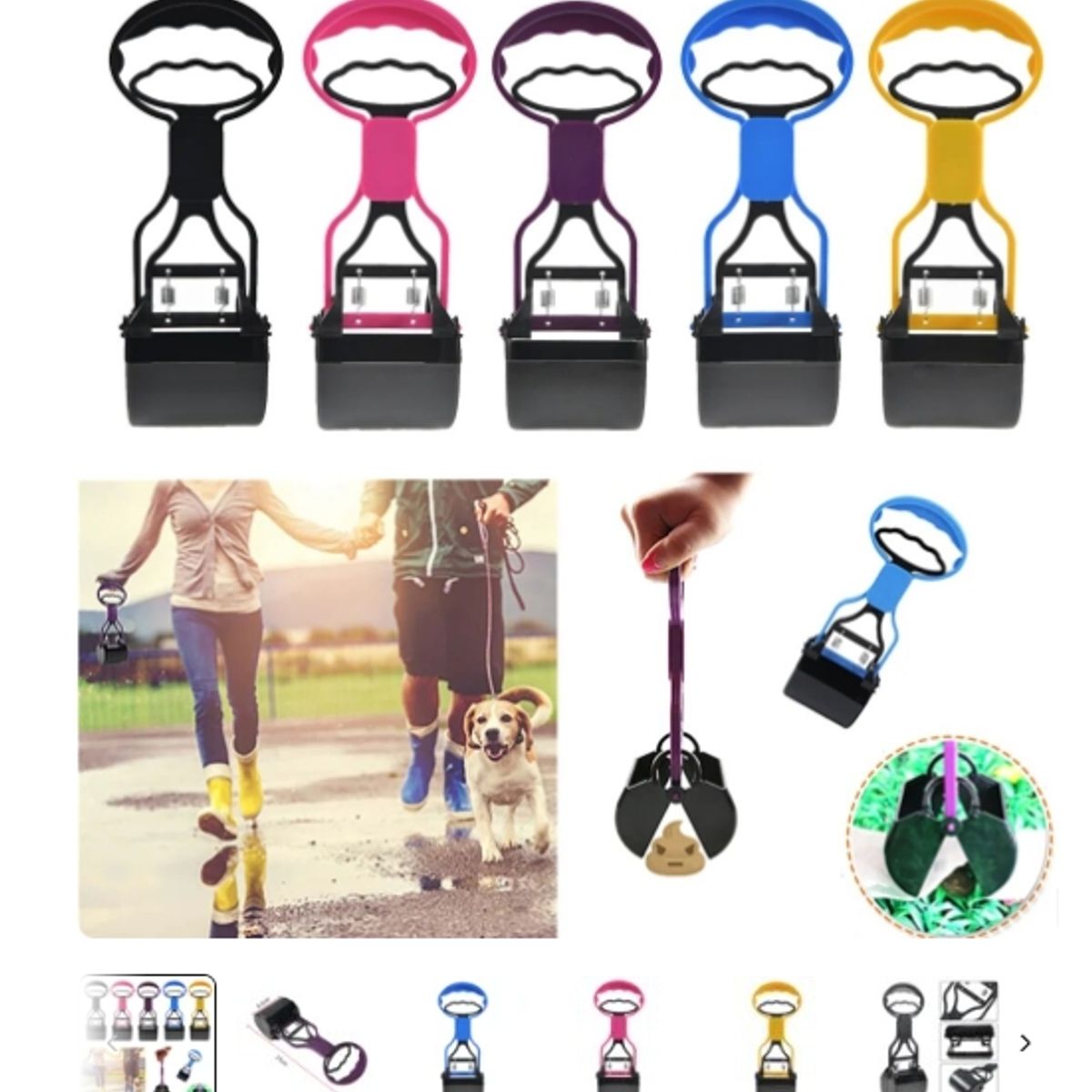 GENERICO - Recogedor De Excrementos Para Perros Y Gatos