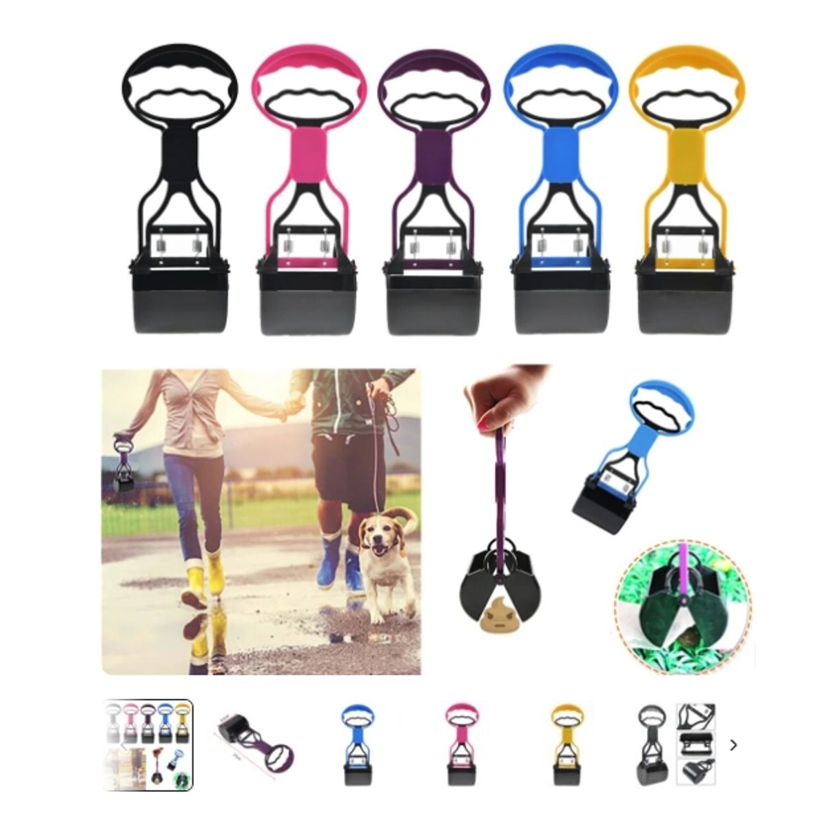 GENERICO - Recogedor De Excrementos Para Perros Y Gatos