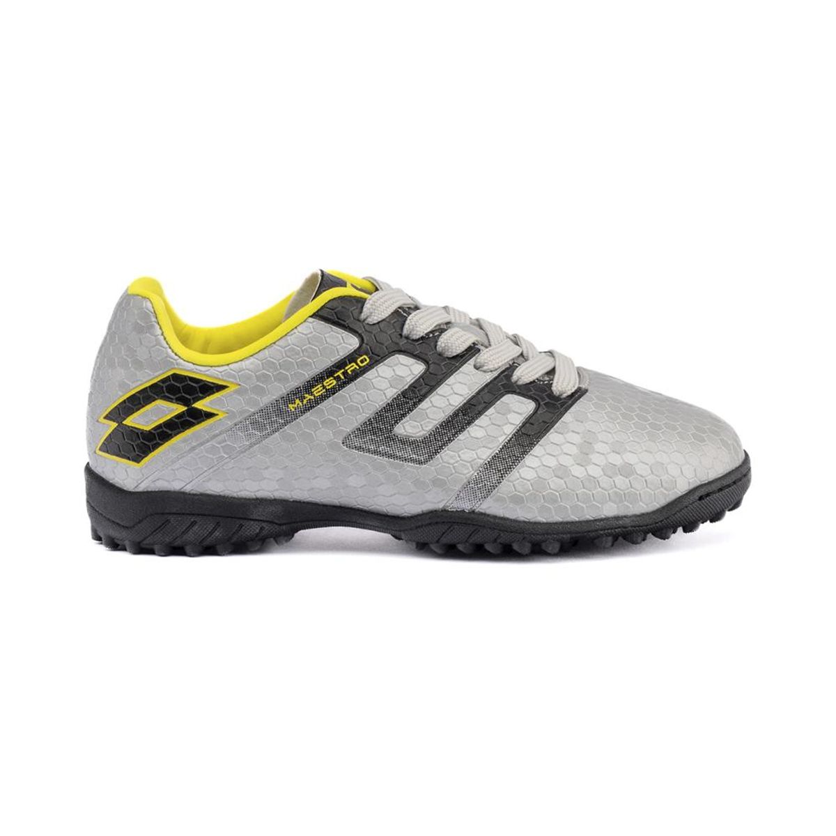 LOTTO - Zapato de Baby Fútbol Juvenil Lotto - Maestro TF Gris Negro LOTTO