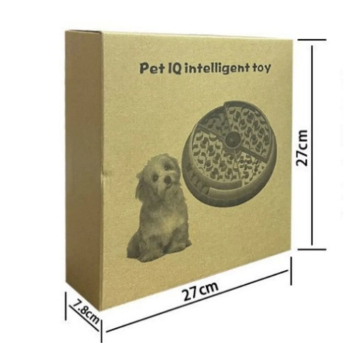 GENERICO - Plato Dispensador Alimentos Giratorio Interactivo Mascotas