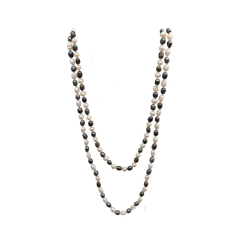 TAETHAI - Collar Perla y ganchos de plata 925