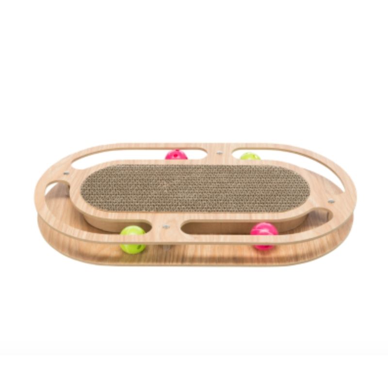 GENERICO - Rascador Para Gato Juguete Tunel Para Pelotas