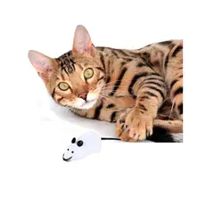GENERICO - Juguete Raton Robotico Para Gato Giratorio