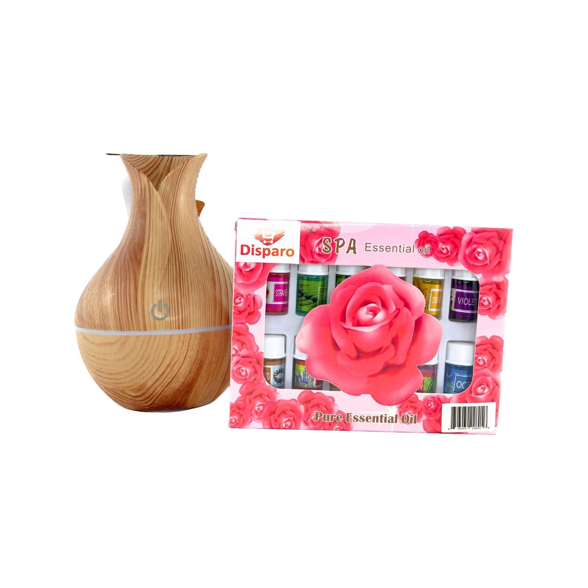 GENERICO - Humidificador Aromatizador diseño 200ML + 12 Esencias