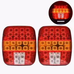 GENERICO - Foco Luces Trasera 39 Led Luz Placa Tipo Ford 12/24v X2uds