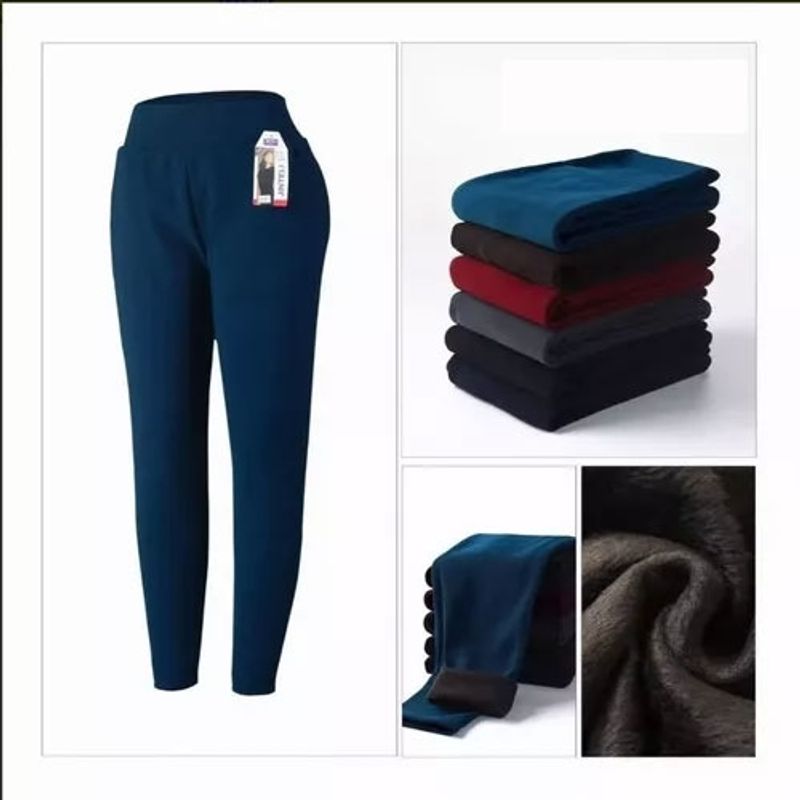 EVERSO - Pack 2 Pantalón Buzo De Mujer Con Polar En Colores Surtidos