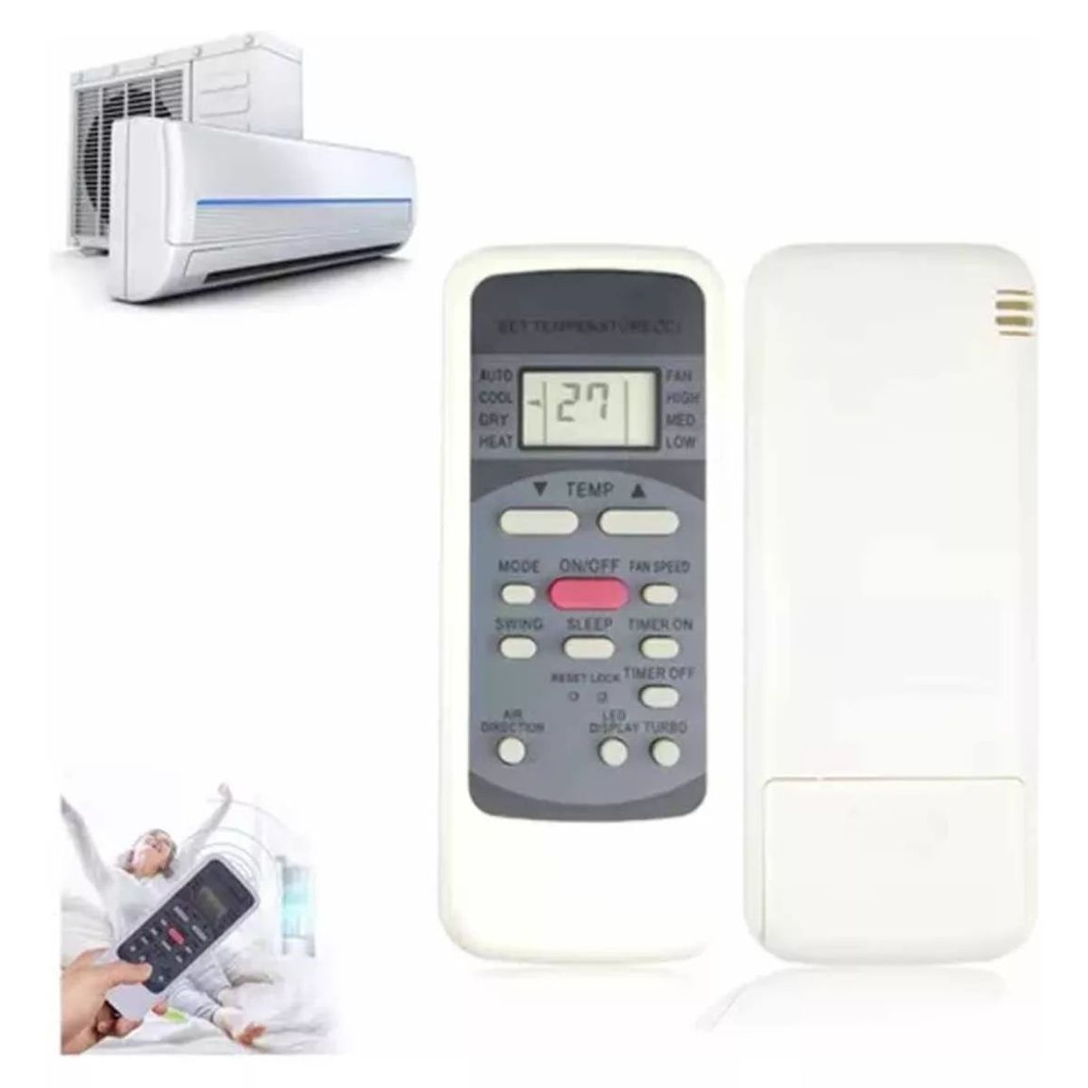 KUANGYE - Control Remoto Aire Acondicionado Clark Midea