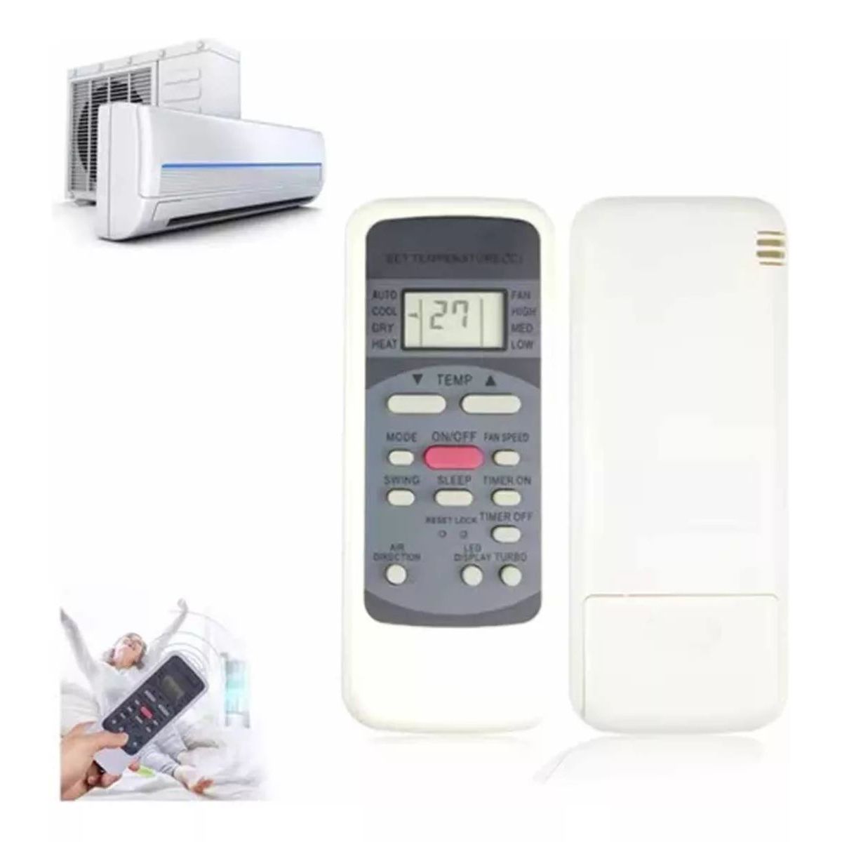 KUANGYE - Control Remoto Aire Acondicionado Clark Midea