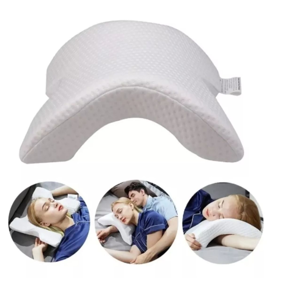 GENERICO - Almohadas Para Abrazar Almohadas Cama Almohada Corvada Memor