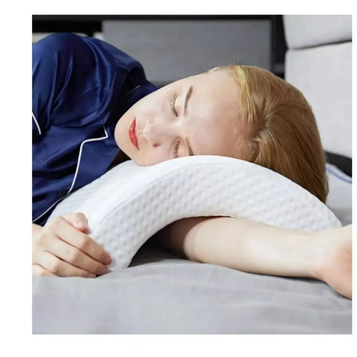GENERICO - Almohadas Para Abrazar Almohadas Cama Almohada Corvada Memor