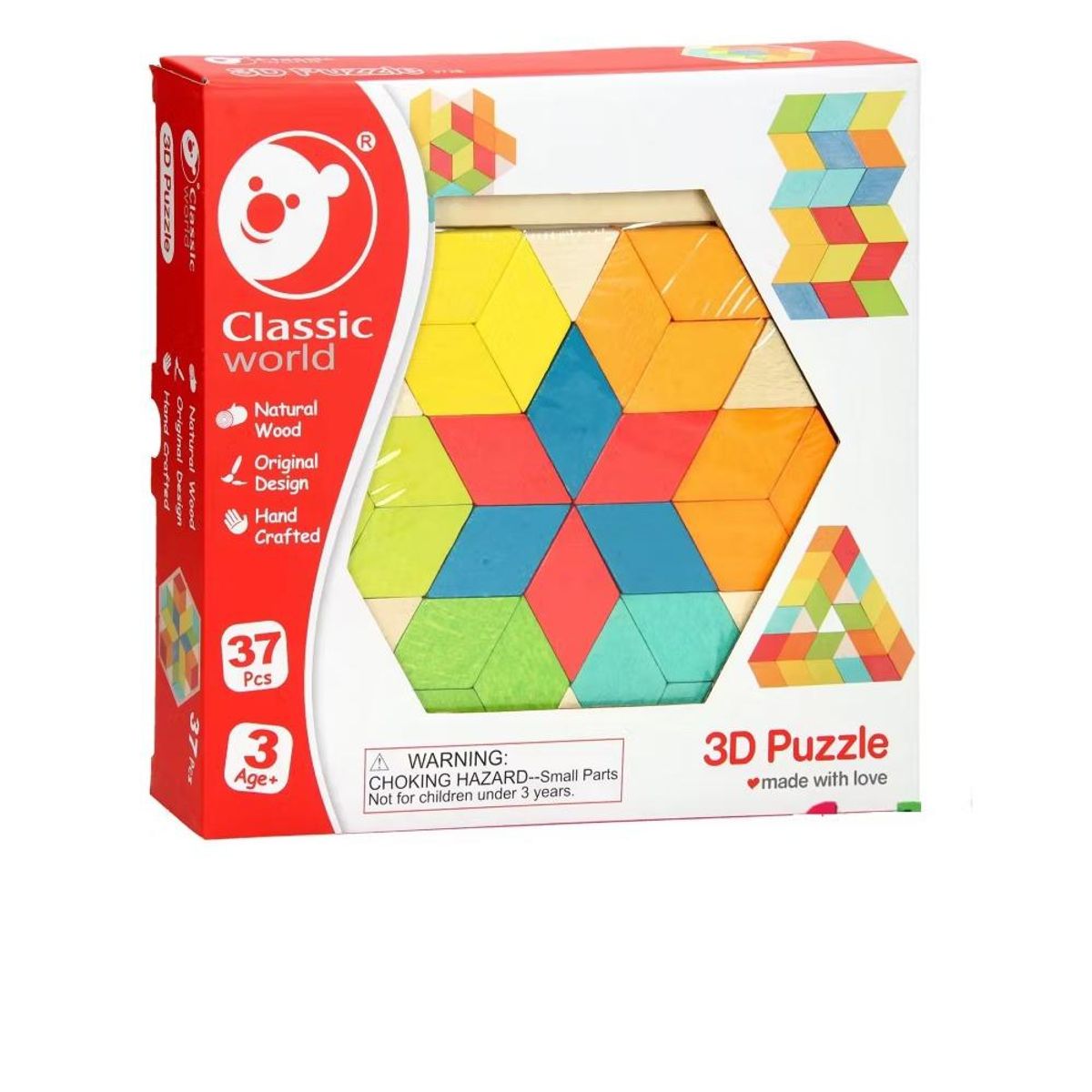 CLASSIC WORLD - 3D PUZZLE MANDALA DE 32 PIEZAS