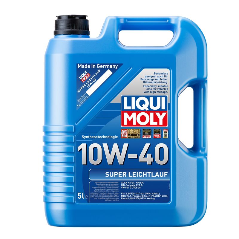 LIQUI MOLY - Aceite Para Motor Super Leichtlauf 10w40 Liqui Moly 5lts