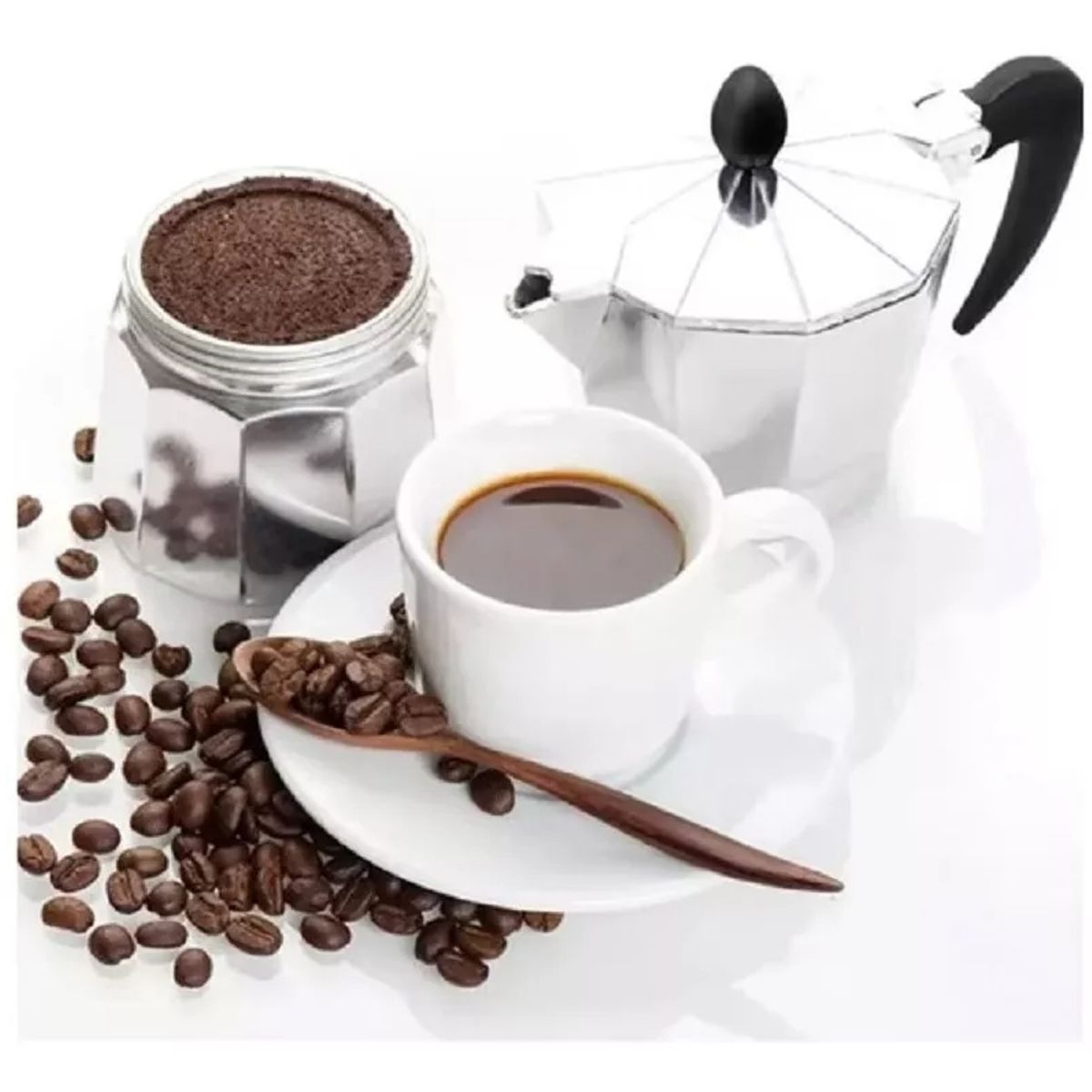 GENERICO - Cafetera Italiana Inoxidable Cafetera 3 Tazas