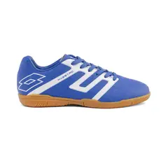 LOTTO - Zapato de Fútbol Indoor Hombre - Maestro ID Azul Blanco