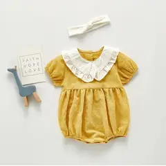 GENERICO - BODY RANITA BEBÉ NIÑA ALGODÓN PEQUEÑA LUZ