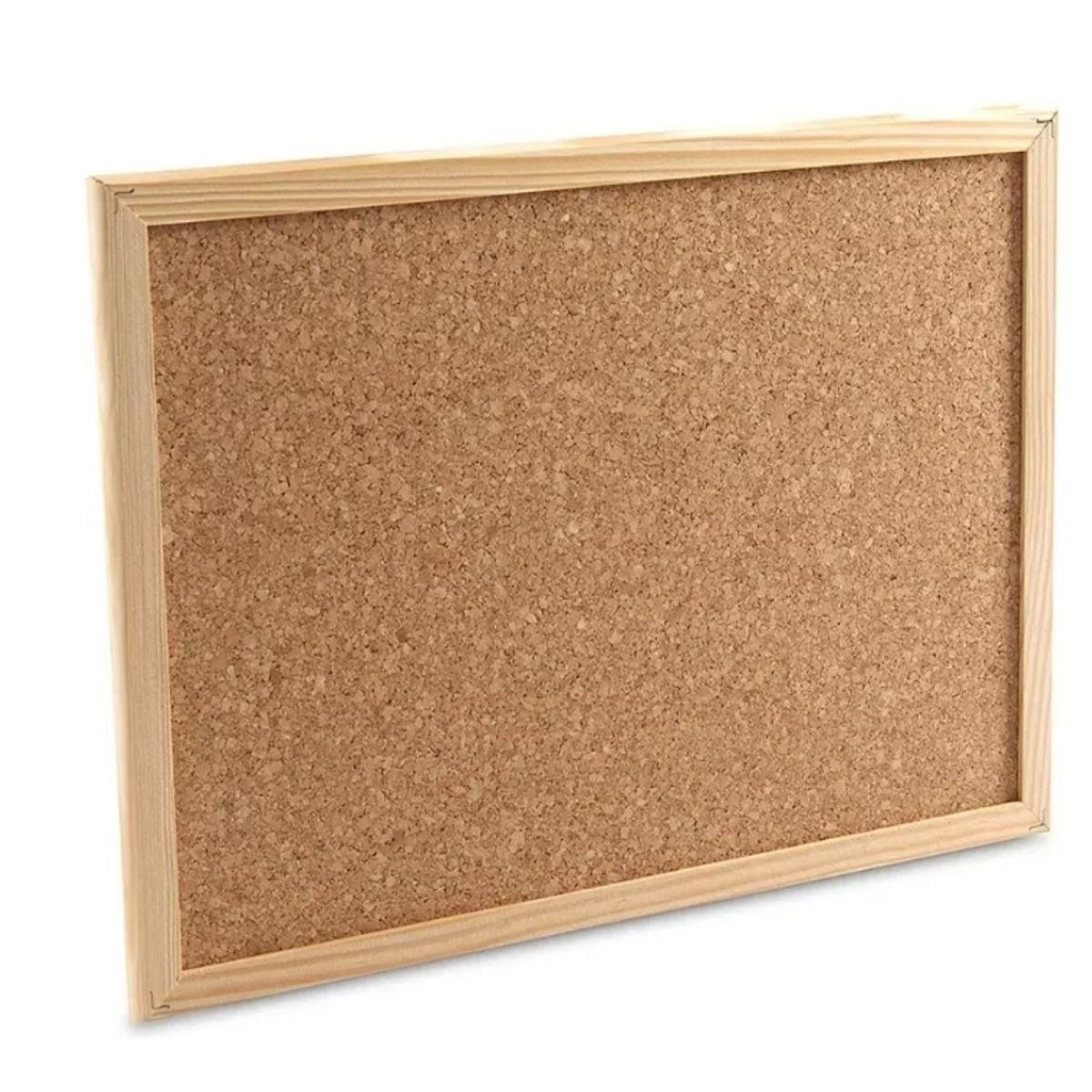 GENERICO - Pizarra De Corcho Borde De Madera 40 X 60 Cm