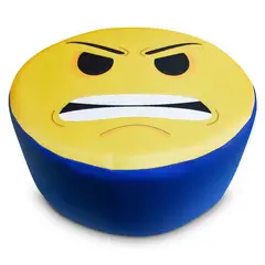 PLAYSOFT - Pouf de Emoticon - Enojado