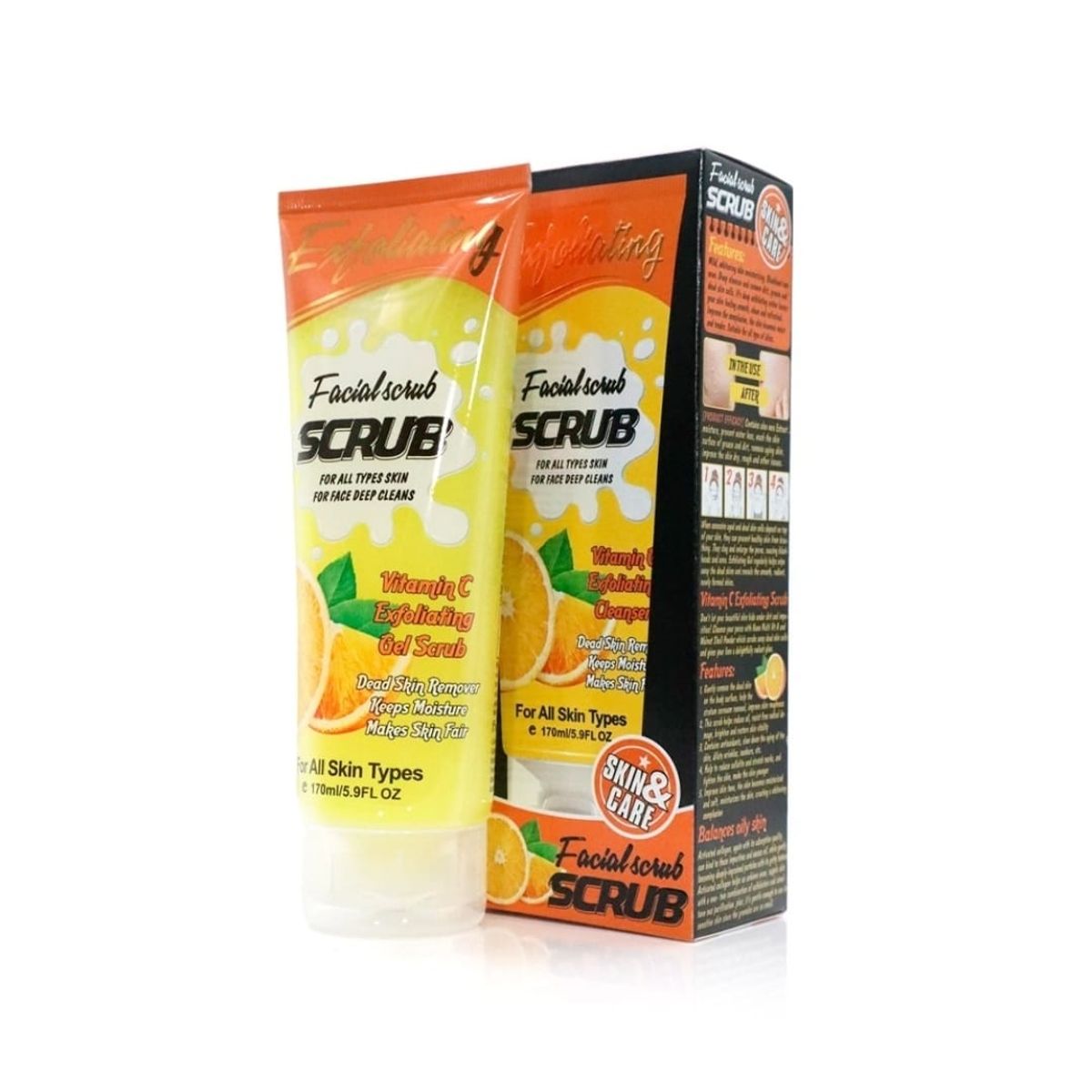 GENERICO - Facial Scrub · Exfoliante Facial En Gel De Vitamina C Efecto Peeling