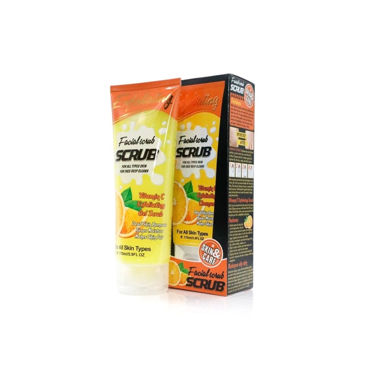 GENERICO - Facial Scrub · Exfoliante Facial En Gel De Vitamina C Efecto Peeling