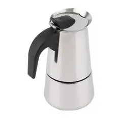 GENERICO - Cafetera Italiana Acero 9 Tazas Espresso 22cms
