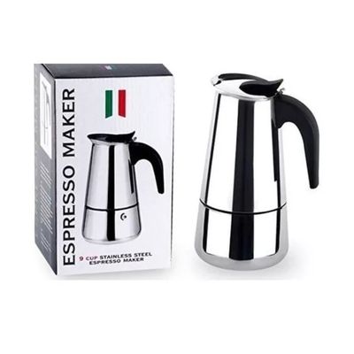 Imagen 2 del producto Cafetera Italiana Acero 9 Tazas Espresso 22cms.