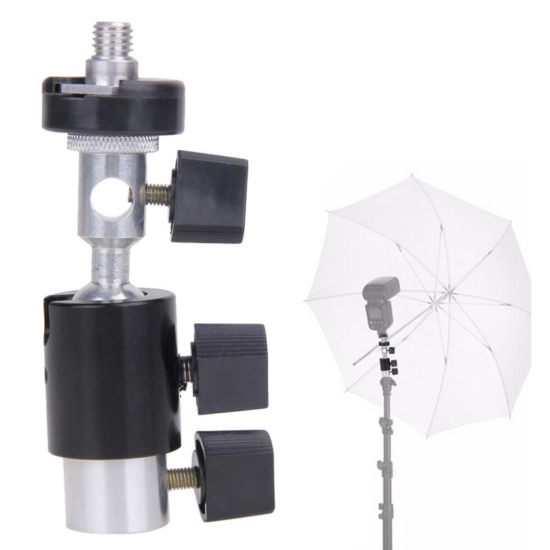 GENERICO - SWIVEL 360 PARA FLASH PARA ATRIL O PARAGUAS