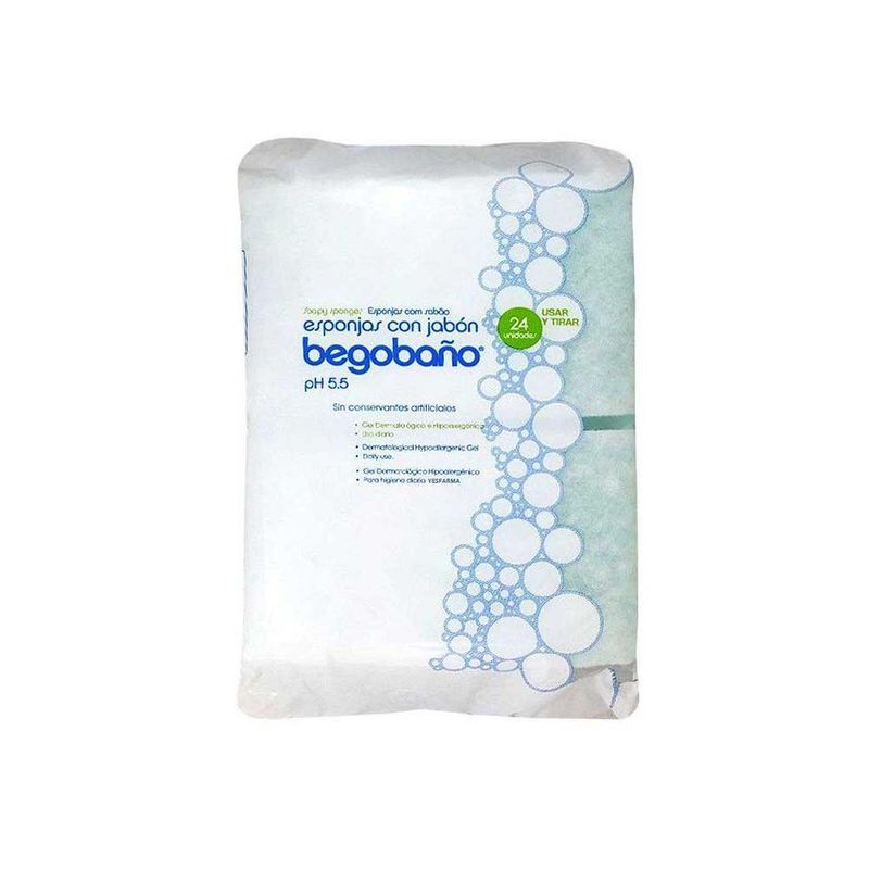 GENERICO - Esponjas con jabón desechable Begobaño