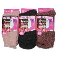 3 Calcetines Ultra Termicos Gruesos Para Mujer - Sin Costuras