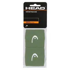 HEAD - Muñequera 25 Verde X2 Tenis Padel