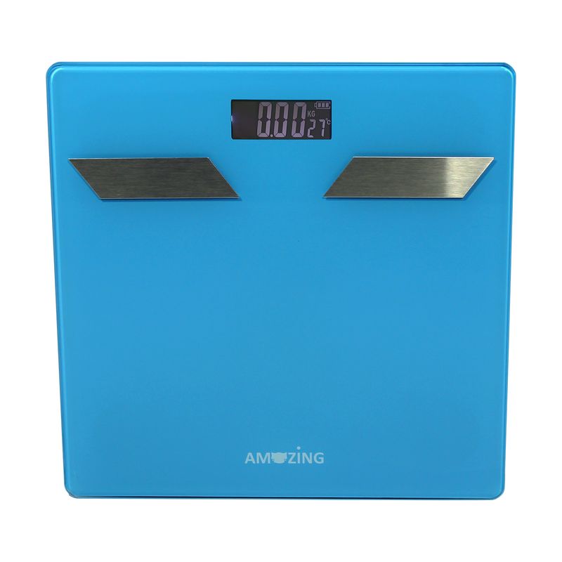 AMAZING - Balanza Baño SMART OKOK Azul.-