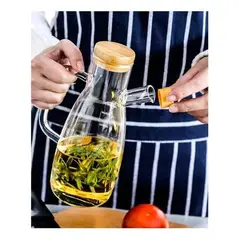 GENERICO - Botella Dispensadora Aceite Vino Especias Con Tapón 500ml