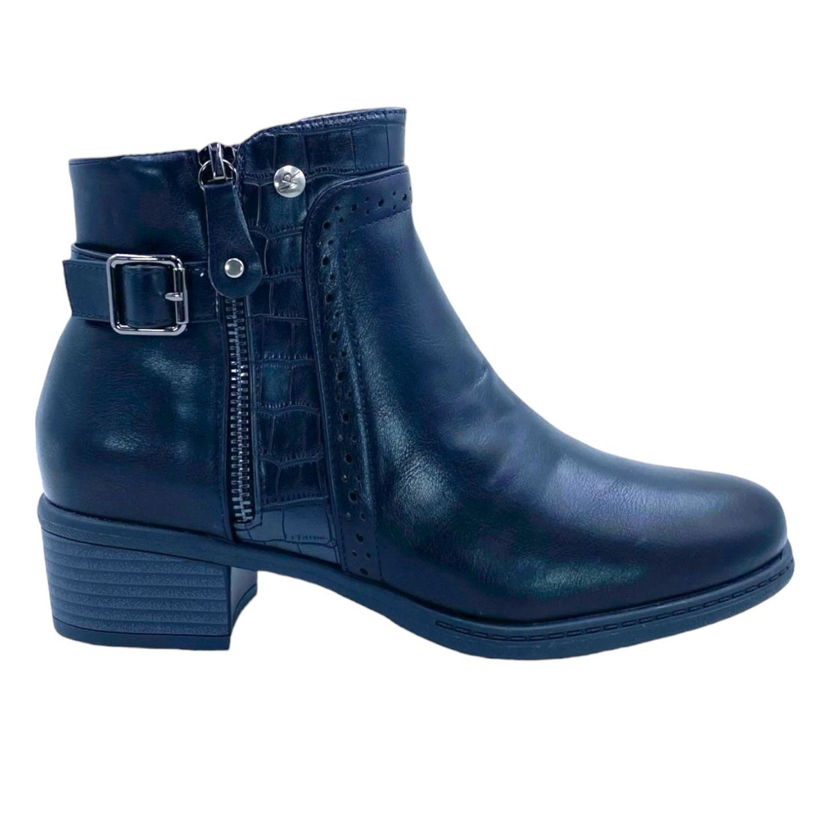 VIA ROSMINI - Botin Mujer Fermi Negro Via Rosmini