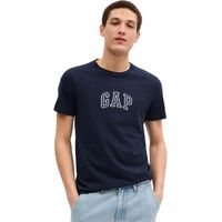 Polera Logo Mini Manga Corta Azul Hombre