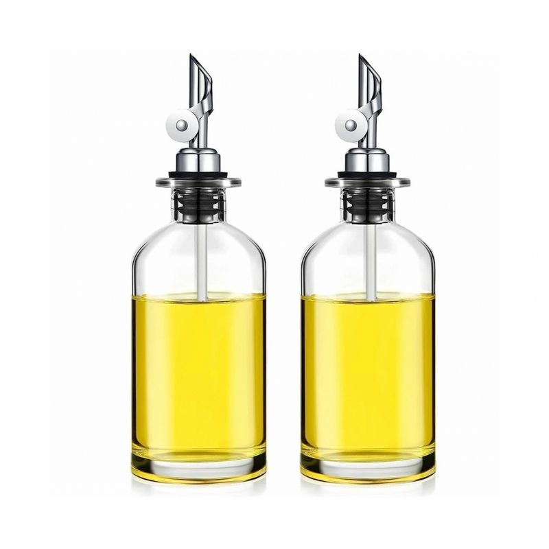 GENERICO - Set Aceitera y Vinagrera Plateada