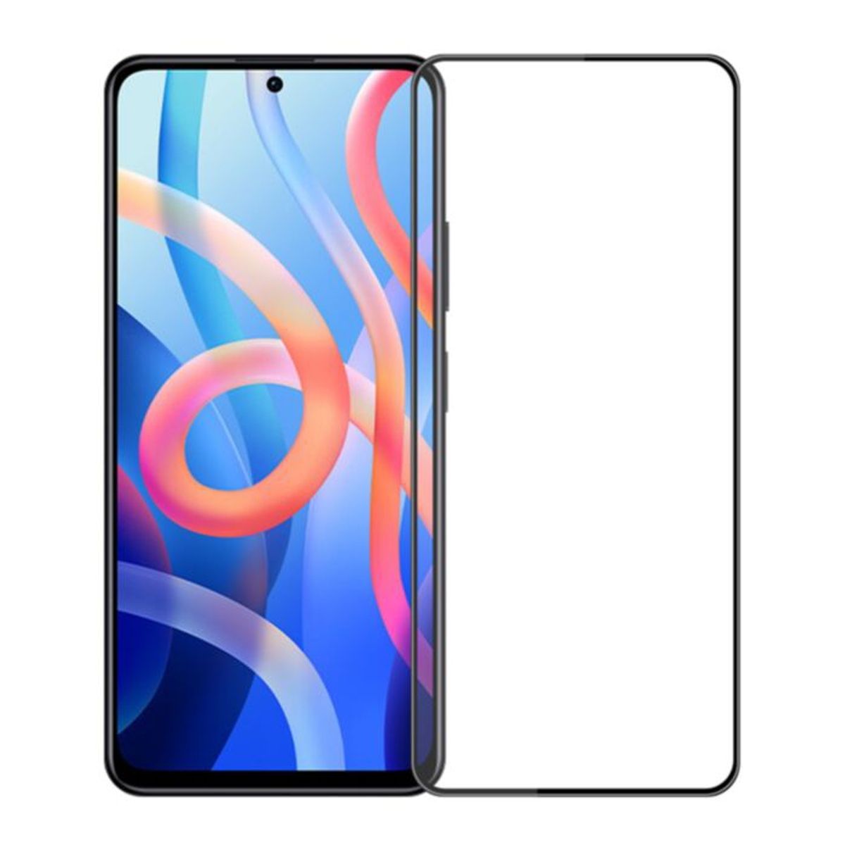 GENERICO - Carcasa Silicona Slim Para Xiaomi Redmi Note 11 / 11s Rosa + Vidrio