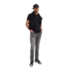 GAP - Jeans Slim Hombre Gris
