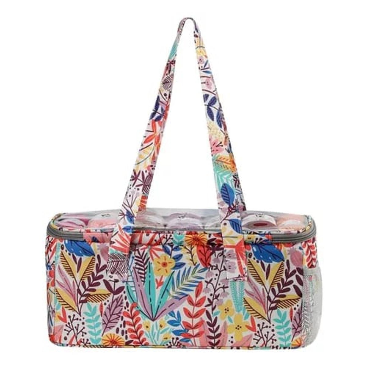 GENERICO - Bolso Impermeable Porta Tejido Lanas Palillos Croche Grande