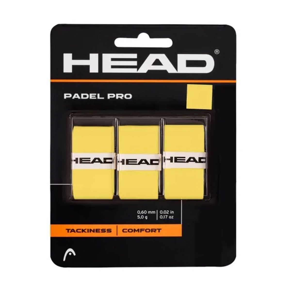 HEAD - Overgrip Head Padel Pro Amarillo X3