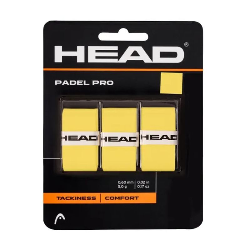 HEAD - Overgrip Head Padel Pro Amarillo X3