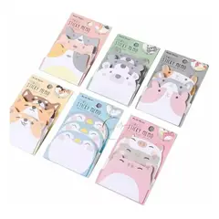 GENERICO - Set 3 Blocks Notas Adhesivas De Animalitos Kawaii Surtidos