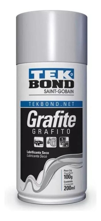 Lubricante De Grafito En Spray 200 Ml 100 Gr Lubricante Seco