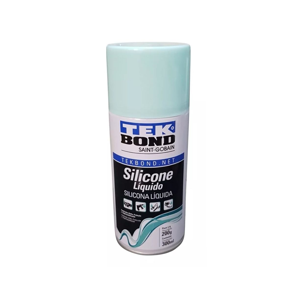 TEKBOND - Silicona Líquida En Spray Tekbond 300 Ml Brillo Protección