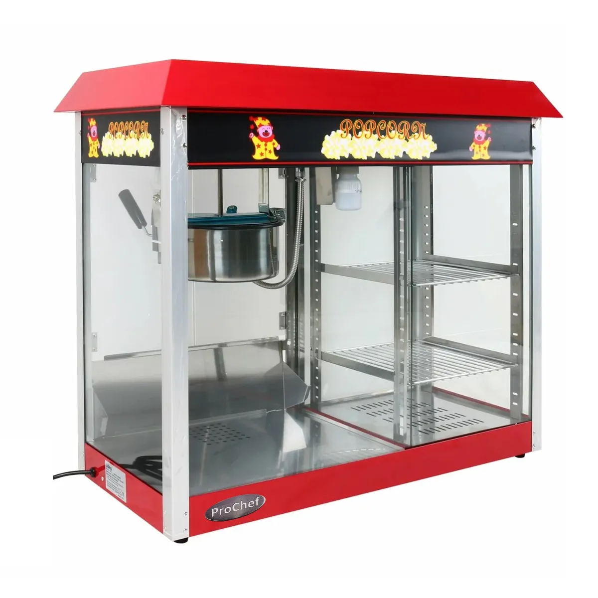 PROCHEF - Maquina Pop Corn o Cabritas y Vitrina Mantenedora